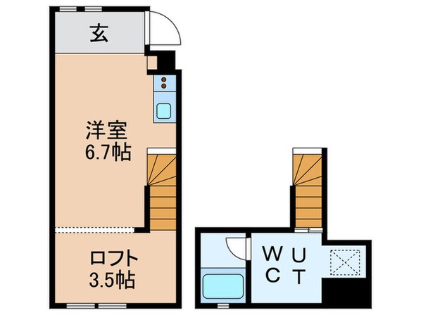 コレクション浅間町Southの物件間取画像